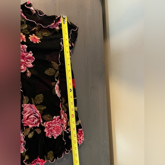 Free People Charlie Printed Mesh Top NWT - Picture 12 of 12